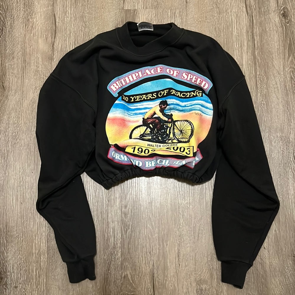 Harley Davidson Scrunchie Crewneck